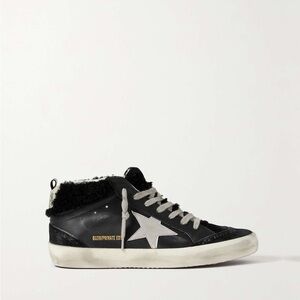 Golden Goose Black and White Women's Shoes